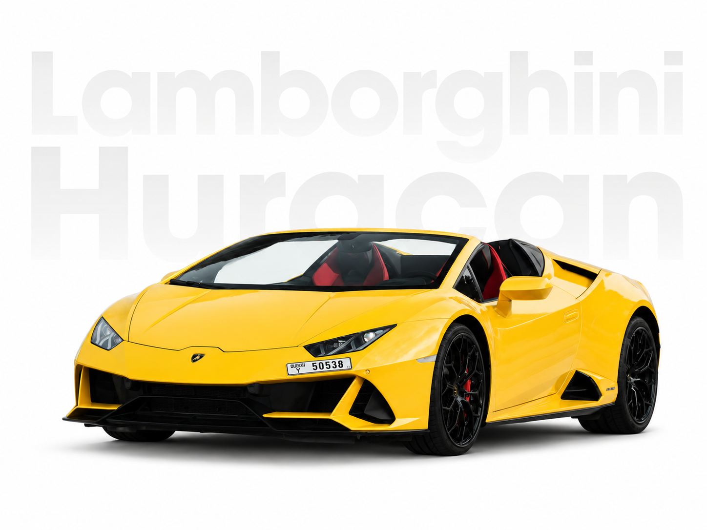 Lamborghini huracan yellow